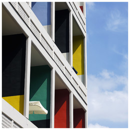 interbau57 / Le Corbusier, Ханза квартал, Баухауз