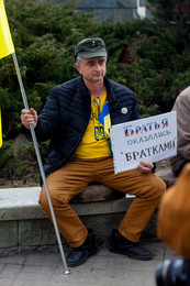 Дзень волі 2015 / Мітынг прысветаны вайне на Украіне