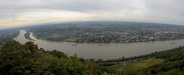 Трудяга Рейн с высоты птичьего полёта / Панорама из шести вертикальных кадров
