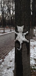 кот / Неизвестный скульптор. г. Бишкек