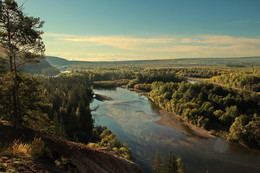 утро над рекой Киренга / Утренняя тишина Сибирской реченьки.
