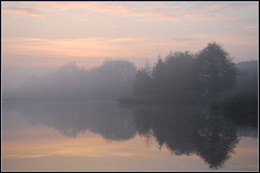 Утро рабочего дня / утро, туман