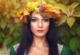 Осенний портретик Валерии / ***