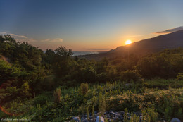 Закат над Афоном / Абхазия.