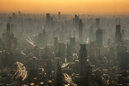 Урбанизация. / Шанхай, вид с башни &quot;Открывашка&quot;