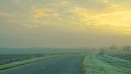 холодный рассвет / осень, ноябрь, утро,зябко