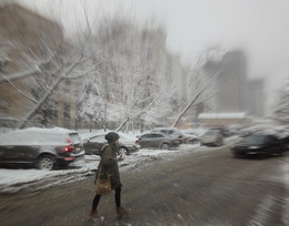 Снег в Москве / Снегопад в Москве