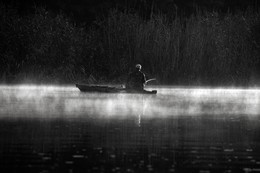 Контраст утренней рыбалки. / Река Южный буг. Из серии &quot; Мигеевские рыбаки.&quot;