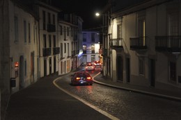 Вечерняя дорога / Снято сентябрьским вечером в Понта-Дельгада, столица Азорских островов.