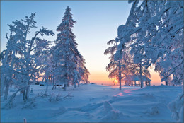 Белогорская зима / Белогорский монастырь, зима, 2014