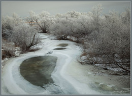&nbsp; / Малоснежный декабрь, речка Кантат