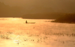 Утро рыбака. / Из серии &quot; Мигеевские рыбаки.&quot; Река Южный Буг.Украина.