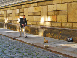 Этот странный мир..... / Германия, Дрезден, 
street-foto