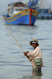рыбак / Вьетнам Муйне рыбацкая деревня 2015