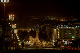 Лиссабон в новогоднюю ночь / новый год, панорама