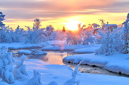 Вечерние сказки природы / вечерние чудеса матушки зимы.