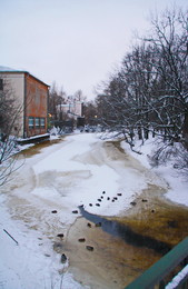 Речка Таракановка в парке Екатерингоф / речка Таракановка