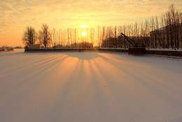 Закат / Вечер в городе