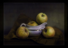 4 яблока / digital art