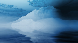 Ледяной горою айсберг... / из тумана выплывает