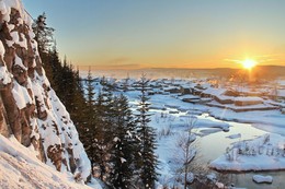 деревенька / Вечерние прогулки в Сибирской деревеньке.