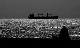 счетчик пароходов / черноморское побережье, близ Туапсе, август