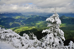 &nbsp; / Бавария, Альпы, Снег. Солнце
