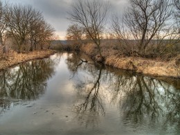Лилась река… / Фотопрогулки. Река Ирпень. Март 2016 г.