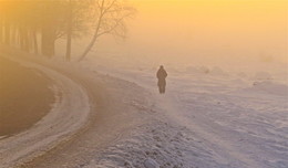 Анданте / На восходе солнца... 
Сибирский январь.
 Тува, Тоора-Хем