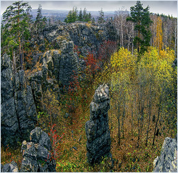 Гора Азов / Осень на вершине горы Азов.