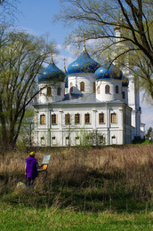 На пленэре / Свято-Юрьевский монастырь