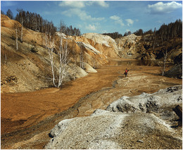 Заброшенный карьер-2 / медно-рудный карьер в Дегтярске заброшен несколько десятков лет назад