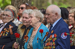 Минута молчания / День Победы 2016.