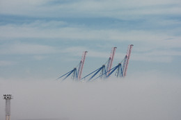 Утренний туман... / Туман. Одесса. Порт.