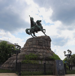 Богдан Хмельницкий / памятник Богдану Хмельницкому, г. Киев