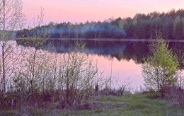 В ночь на рыбалку / На озере Старое в Орловском Полесье