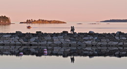 После заката / Берег Финского залива