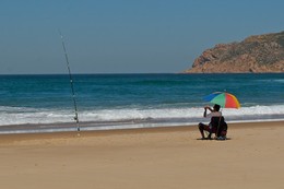Летняя лень / Praia de Guinchu, Portugal