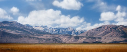 Хребет / Панорама сложена из 3 кадров.
Вирджинская горная цепь в Неваде.
Virginia Mountains, Nevada