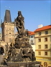 Фрагмент Карлова моста. / Красавица Прага.