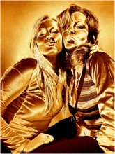Golden Ladies / Фотомодели Анна и Наталья