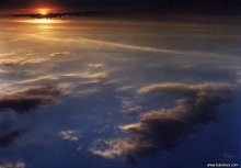 Небо из космоса / снято с самолёта