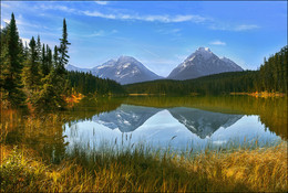 Road 93A . / Jasper NP - Alberta - Canada .