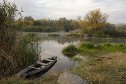 Причал Бугского Гарда. / Река Южный Буг.Мигея, Украина.