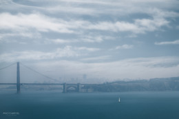 Полный штиль / Вид на мост Золотые Ворота и Сан Франциско