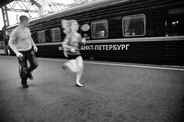 Черно-белое кино / Санкт-Петербург, Московский вокзал