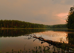 Сумерки / Латвия, озеро &quot; Ковш &quot;