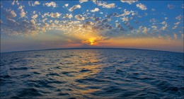 Закат на Героевкой .... вид с моря ... / Крым, море, закат