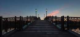 Пешеходный мост / Царицыно на закате