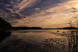 &nbsp; / Озеро Дзирнэзерс, Латвия.